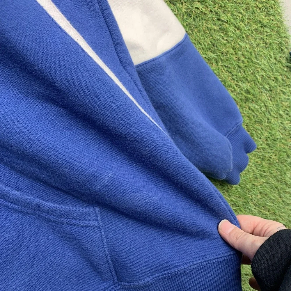 Indianapolis Colts Hoodie Mens Large Blue White NFL Football Sweatshirt Pullover
